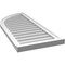 Ekena Millwork Quarter Round Top Left Surface Mount PVC Gable Vent w/ 2"W x 2"P Brickmould Sill Frame, 18"W x 42"H GVPQL18X4203SN - alternate 5